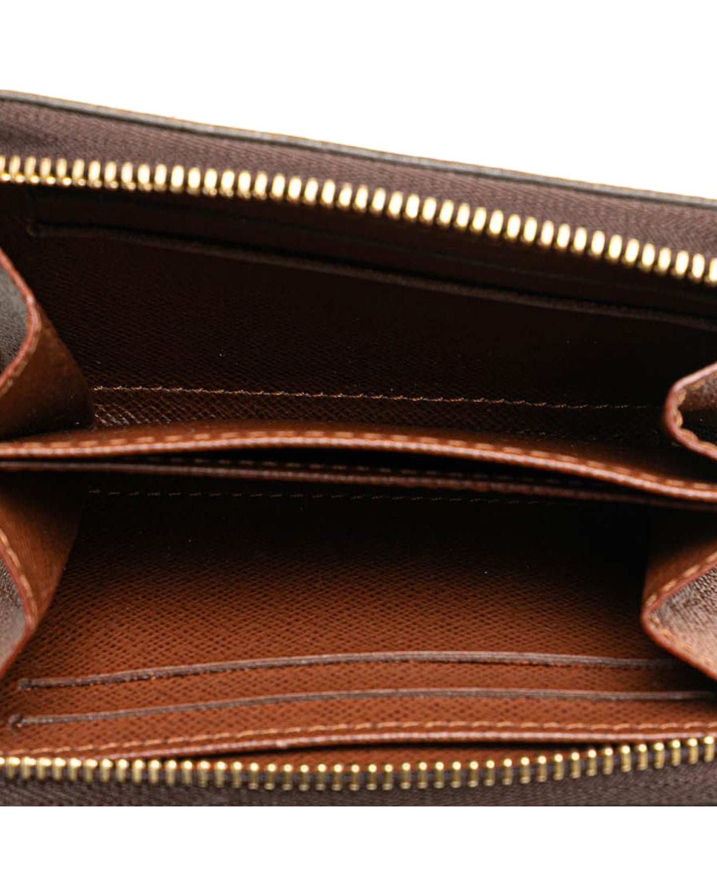 Monogram Canvas Zip-Around Coin Purse with Interior Slip Pockets
