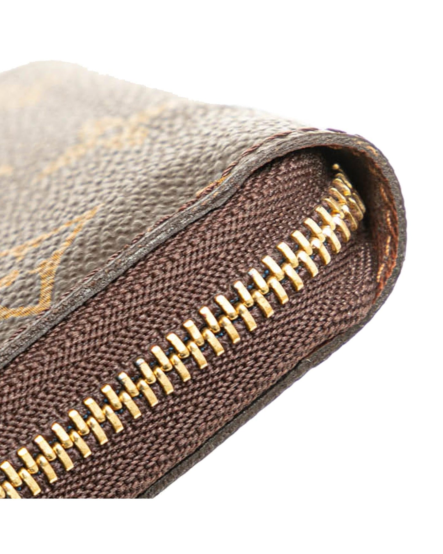 Monogram Canvas Zip-Around Coin Purse with Interior Slip Pockets
