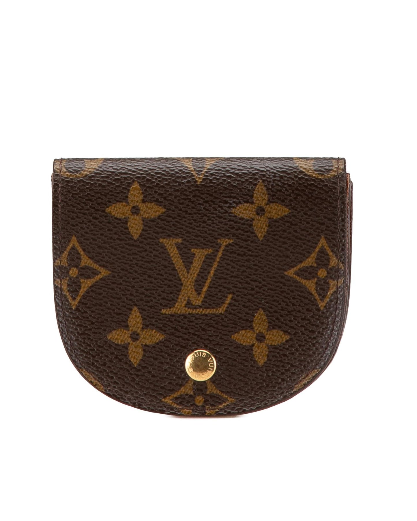 Monogram Canvas Coin Pouch with Interior Slip Compartments