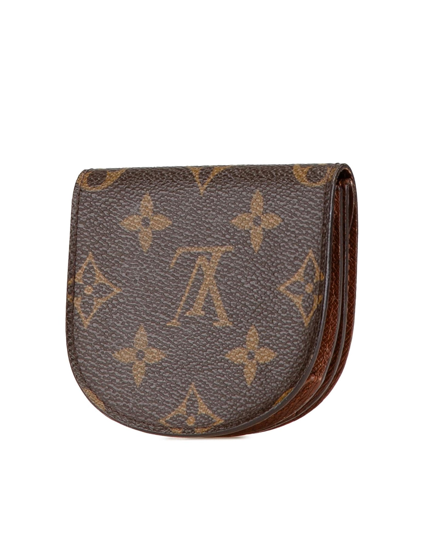 Monogram Canvas Coin Pouch with Interior Slip Compartments