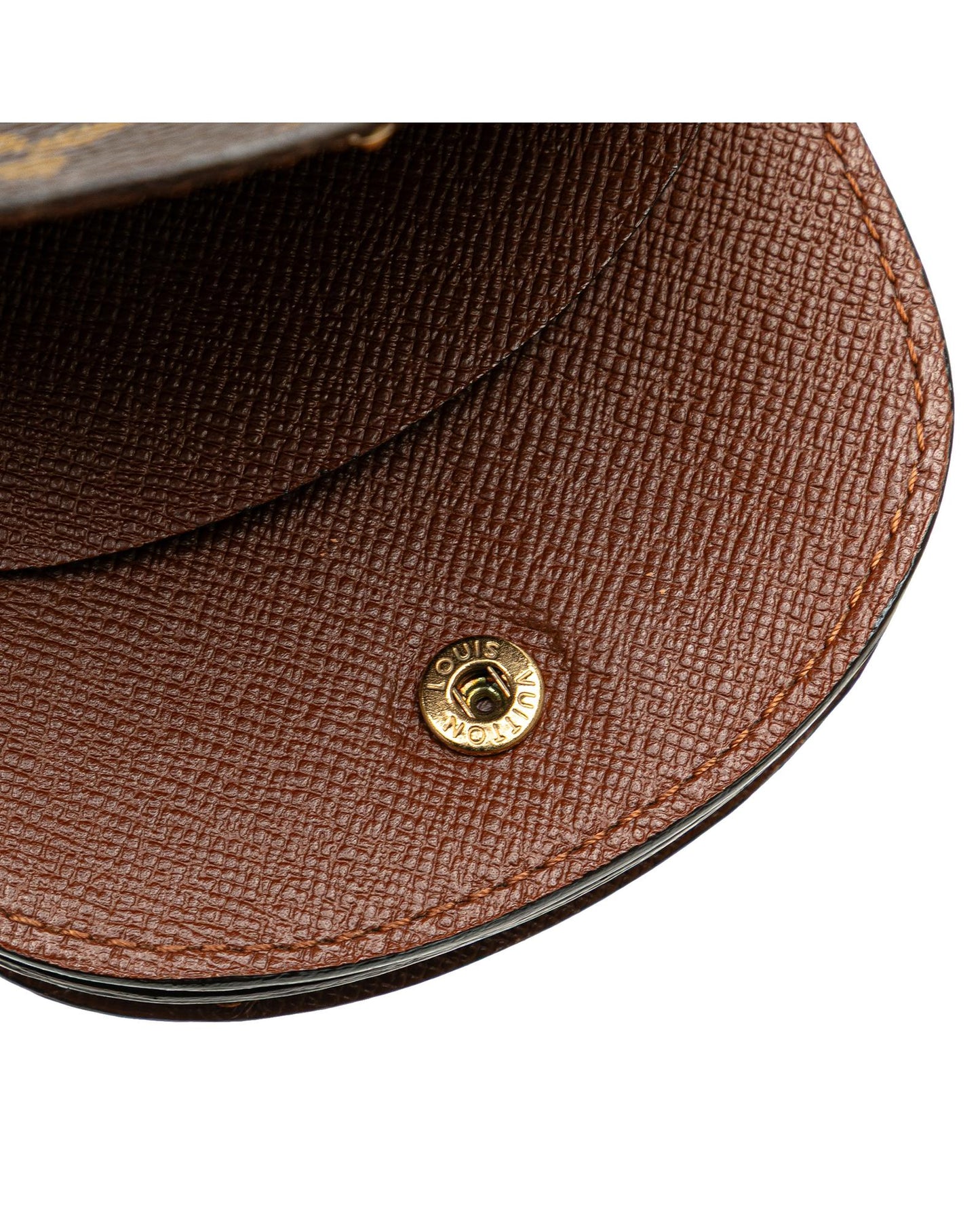 Monogram Canvas Coin Pouch with Interior Slip Compartments