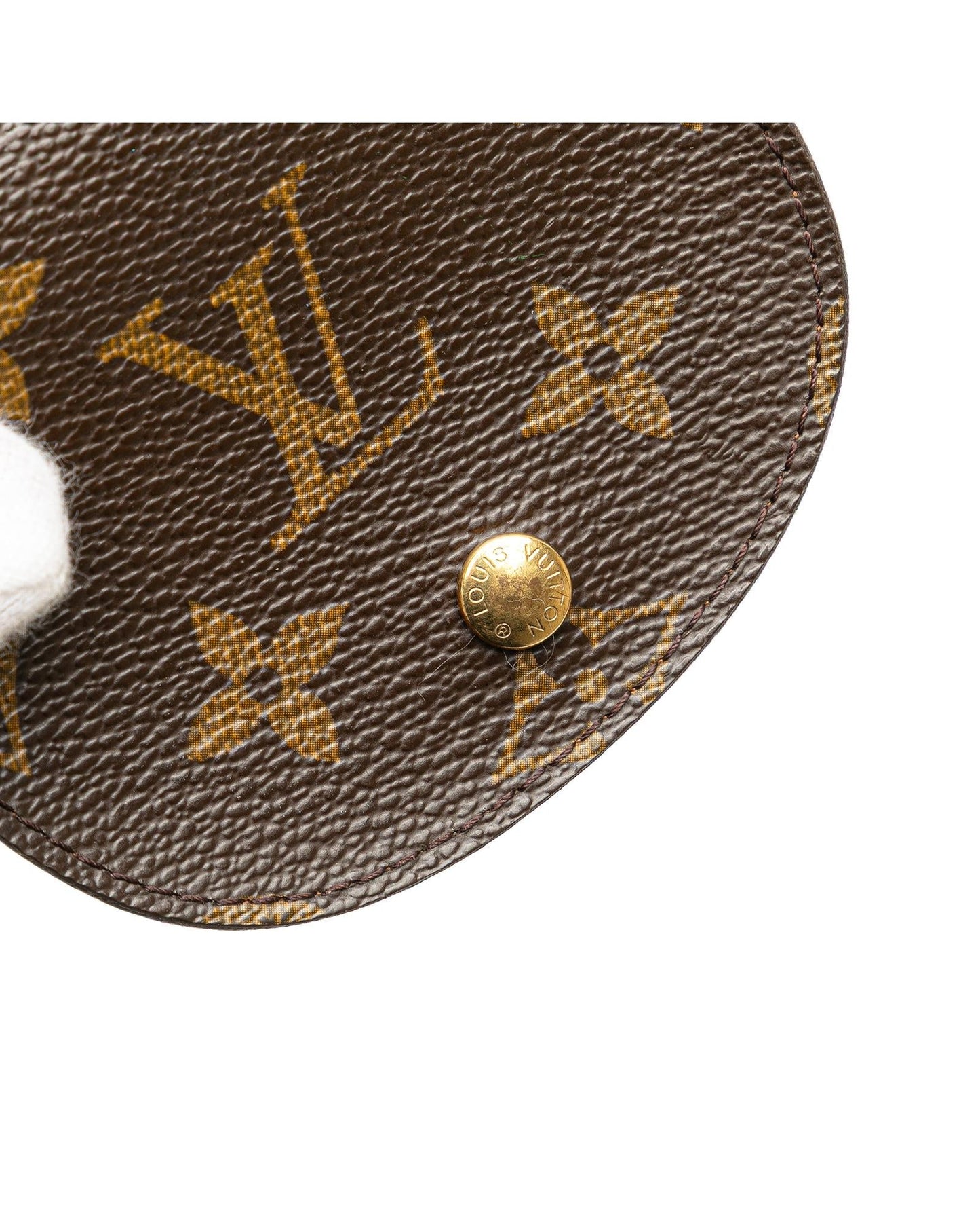 Monogram Canvas Coin Pouch with Interior Slip Compartments