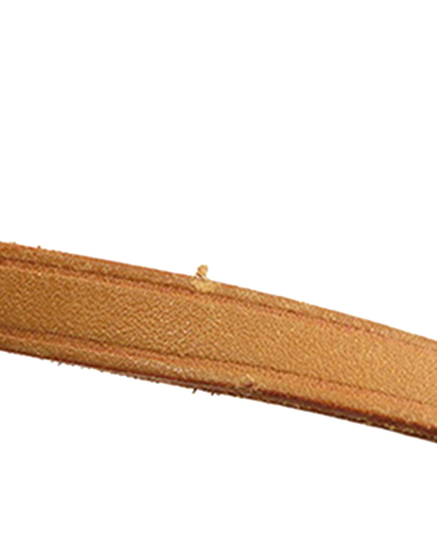 Damier Azur Canvas Pochette with Vachetta Leather Strap and Zip Closure