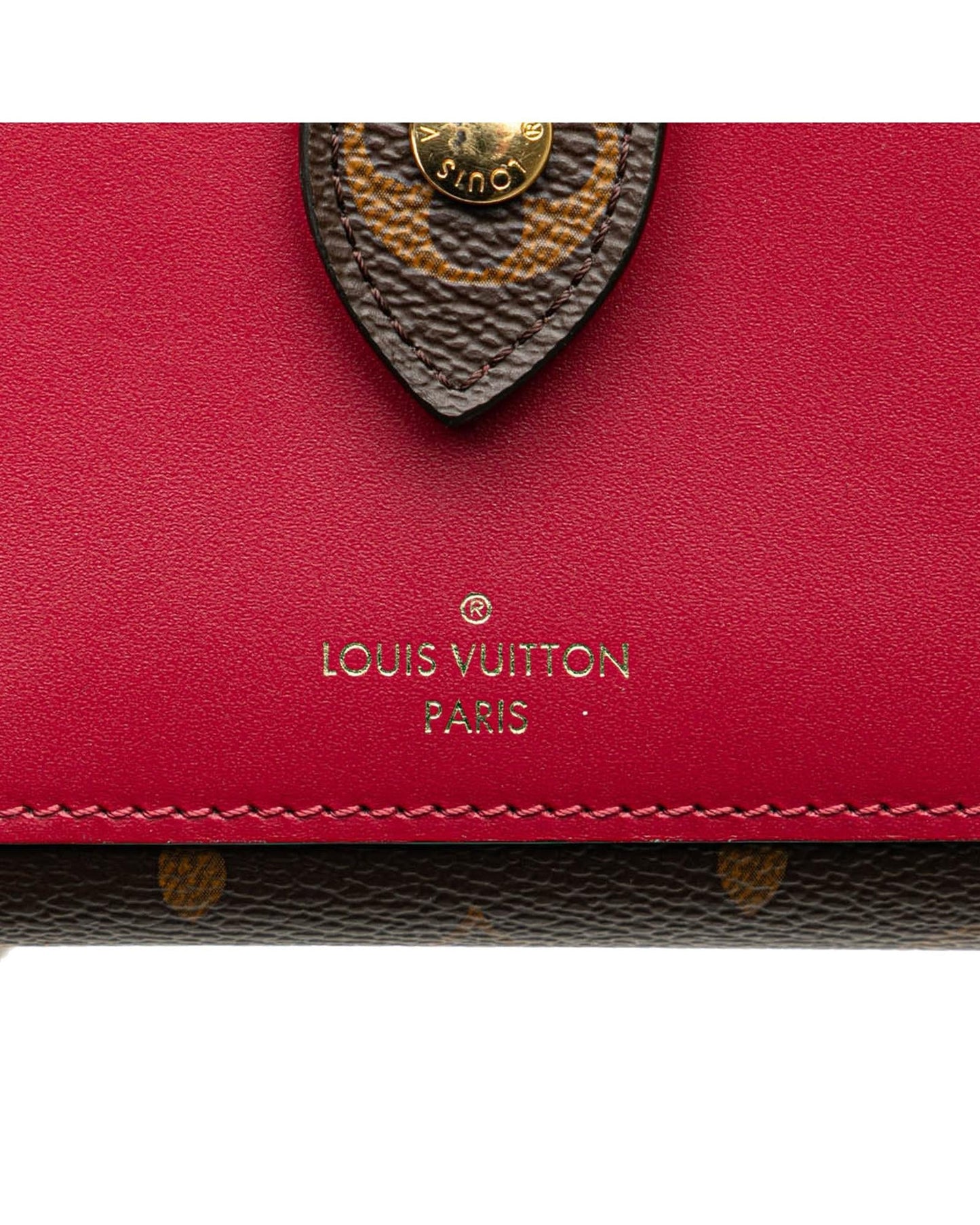 Monogram Canvas Wallet with Multiple Compartments