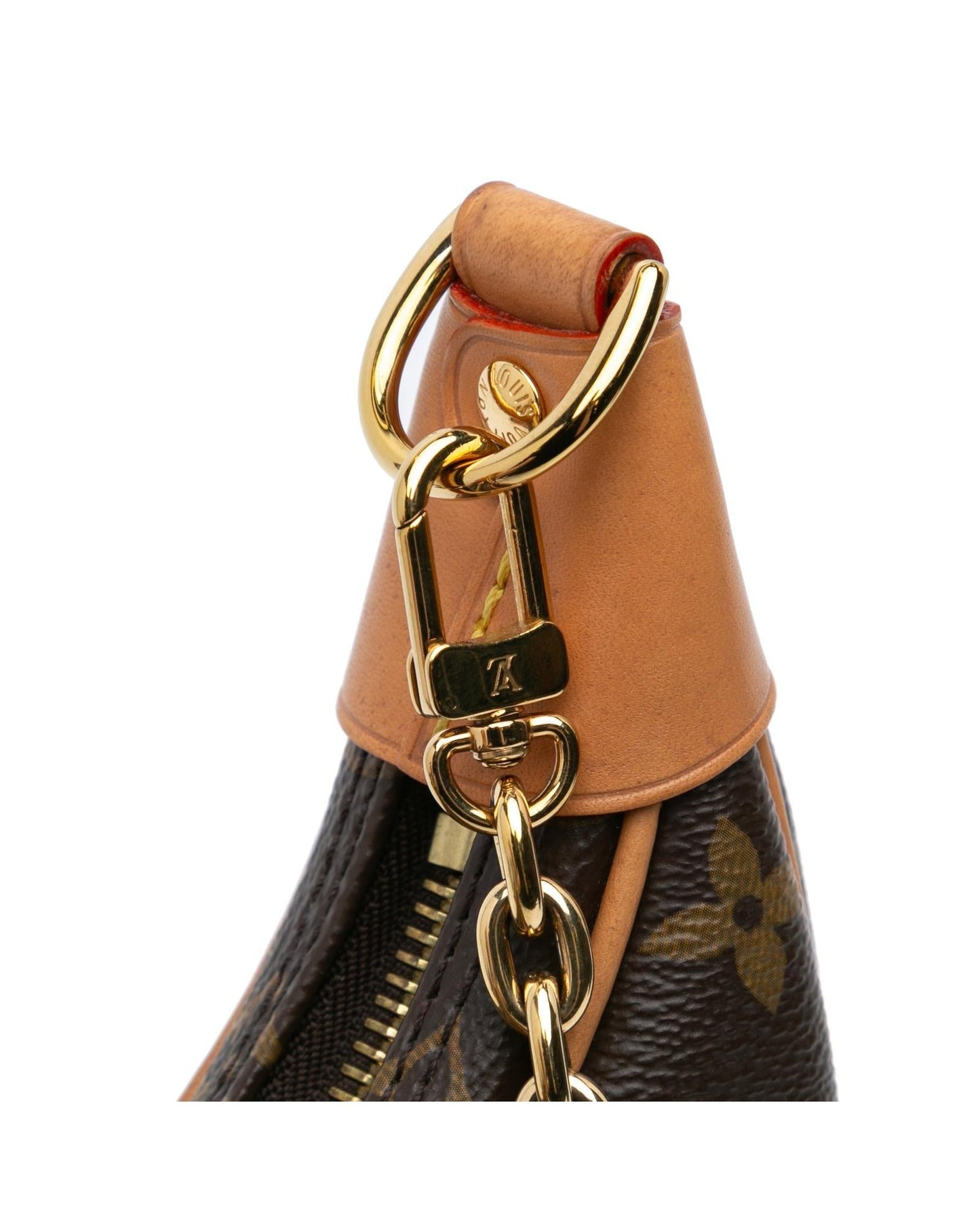 Monogram Canvas Loop Bag with Detachable Straps and Zip Closure