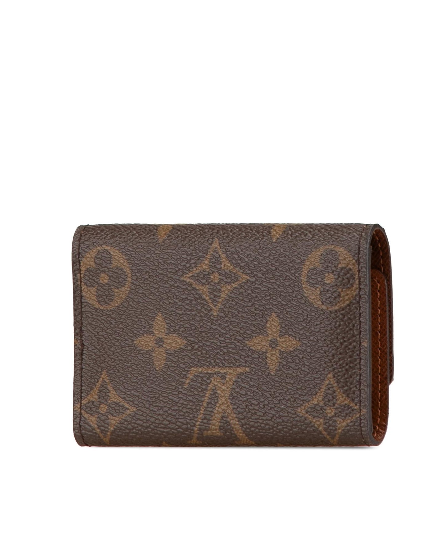 Monogram Canvas Key Holder with Flap Closure and Six Metal Key Holders