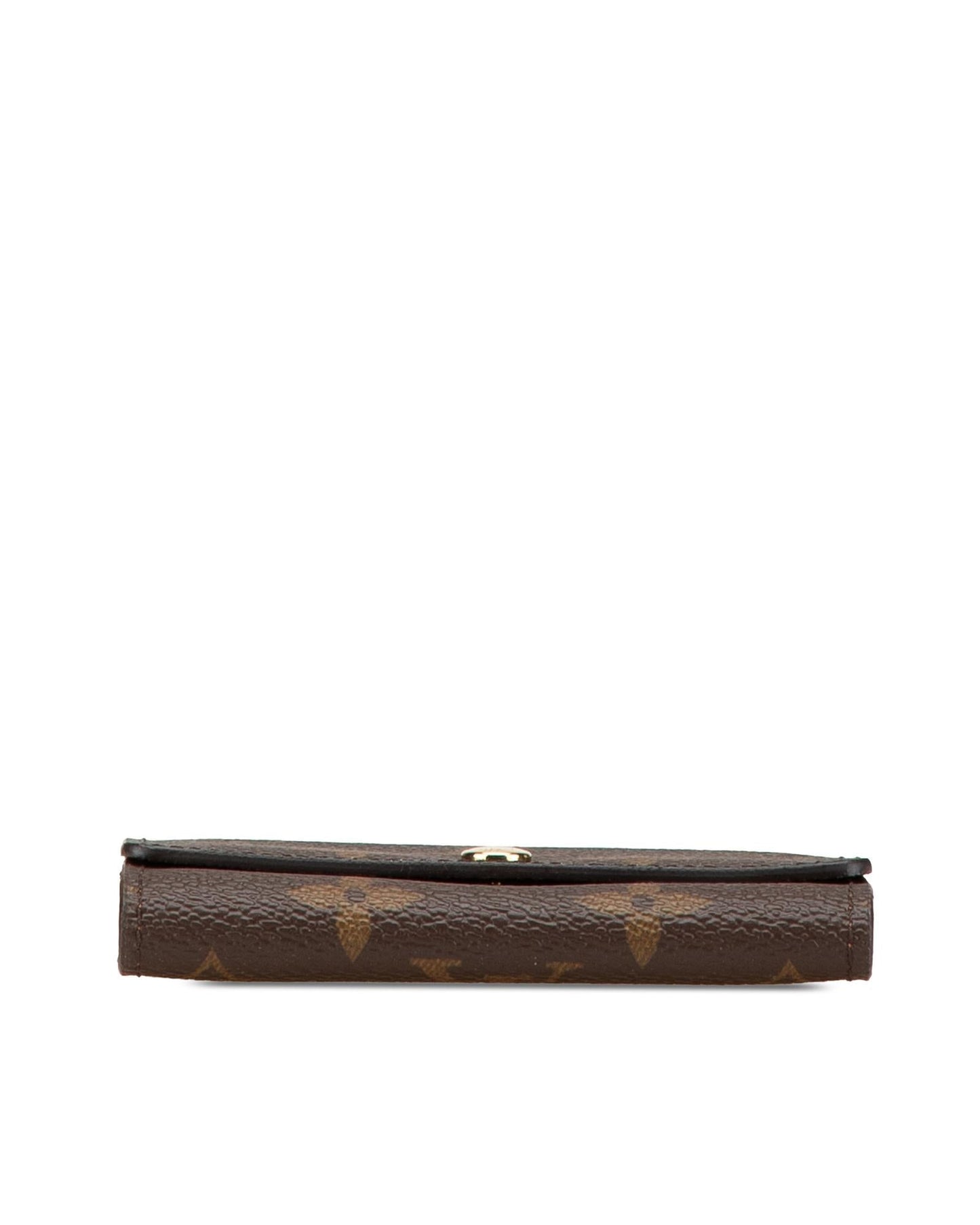 Monogram Canvas Key Holder with Flap Closure and Six Metal Key Holders