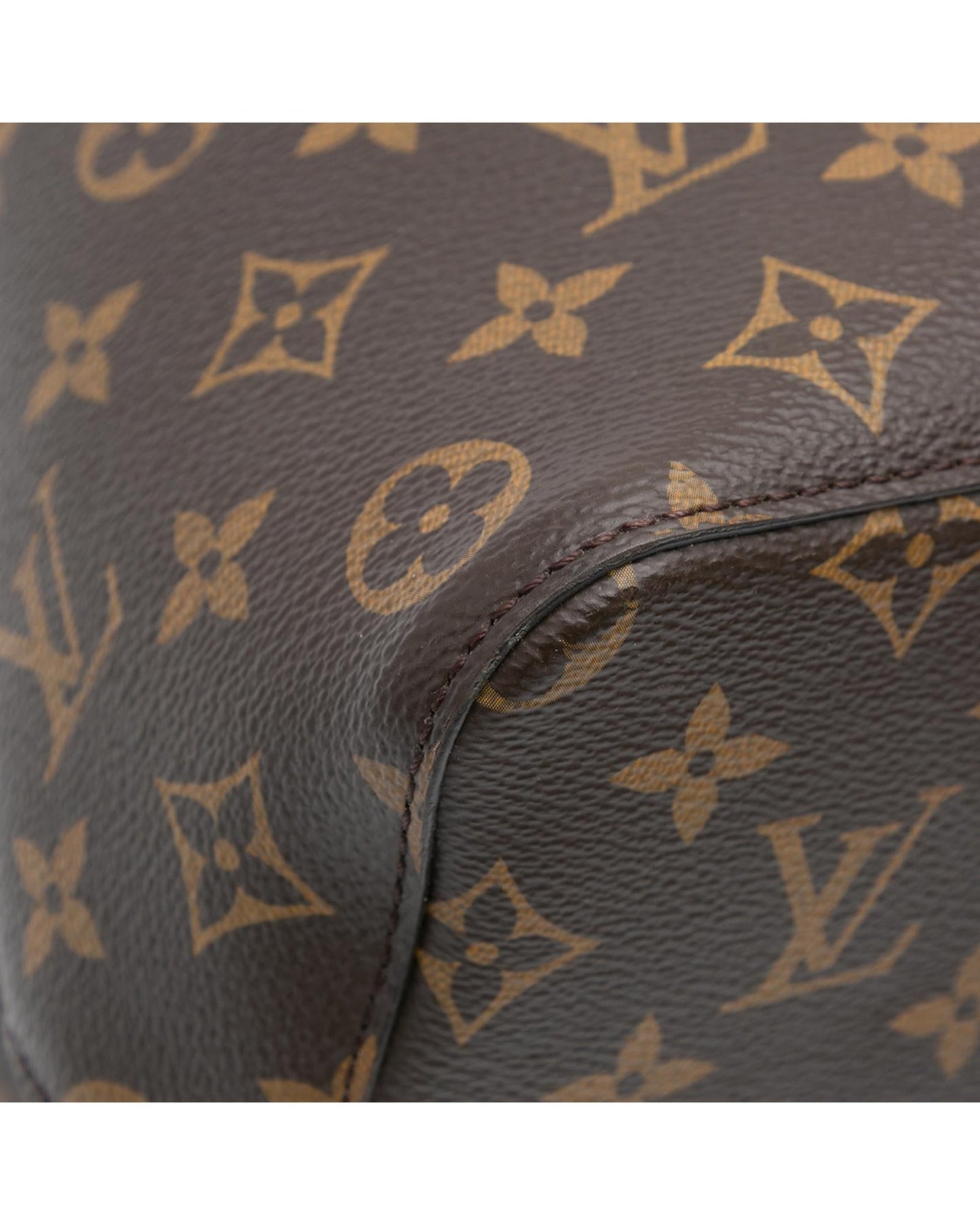 Monogram Canvas Neonoe MM with Detachable Leather Strap and Interior Zip Pocket