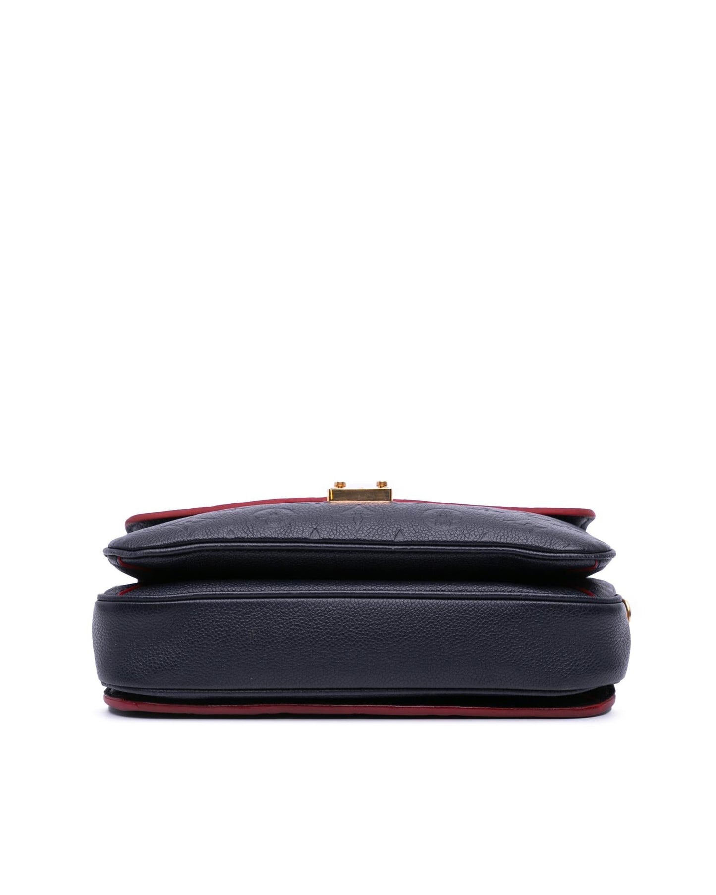 Monogram Empreinte Leather Pochette Metis with Top Handle and Detachable Strap