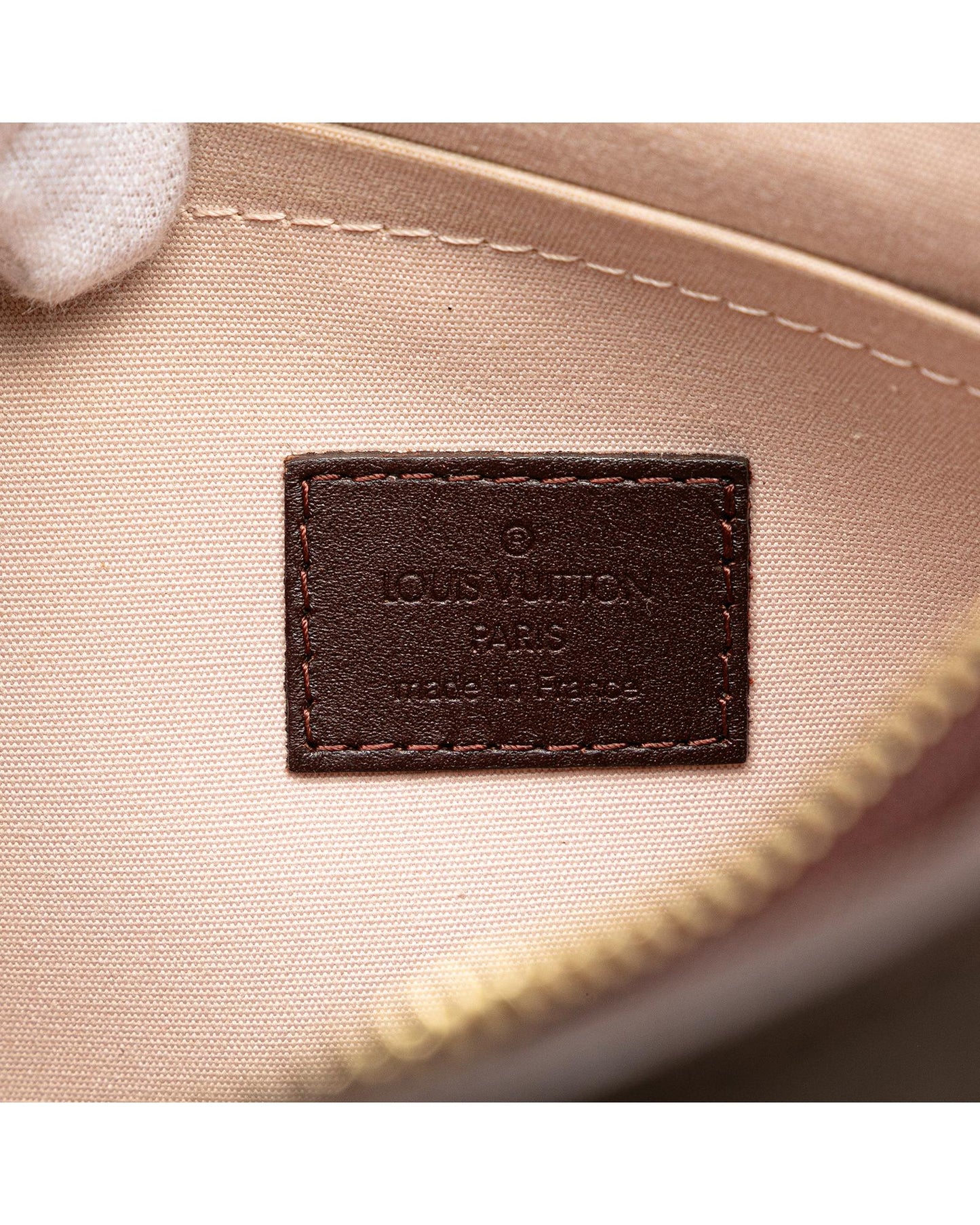 Monogram Canvas Lucille PM with Leather Trim and Top Zip Closure