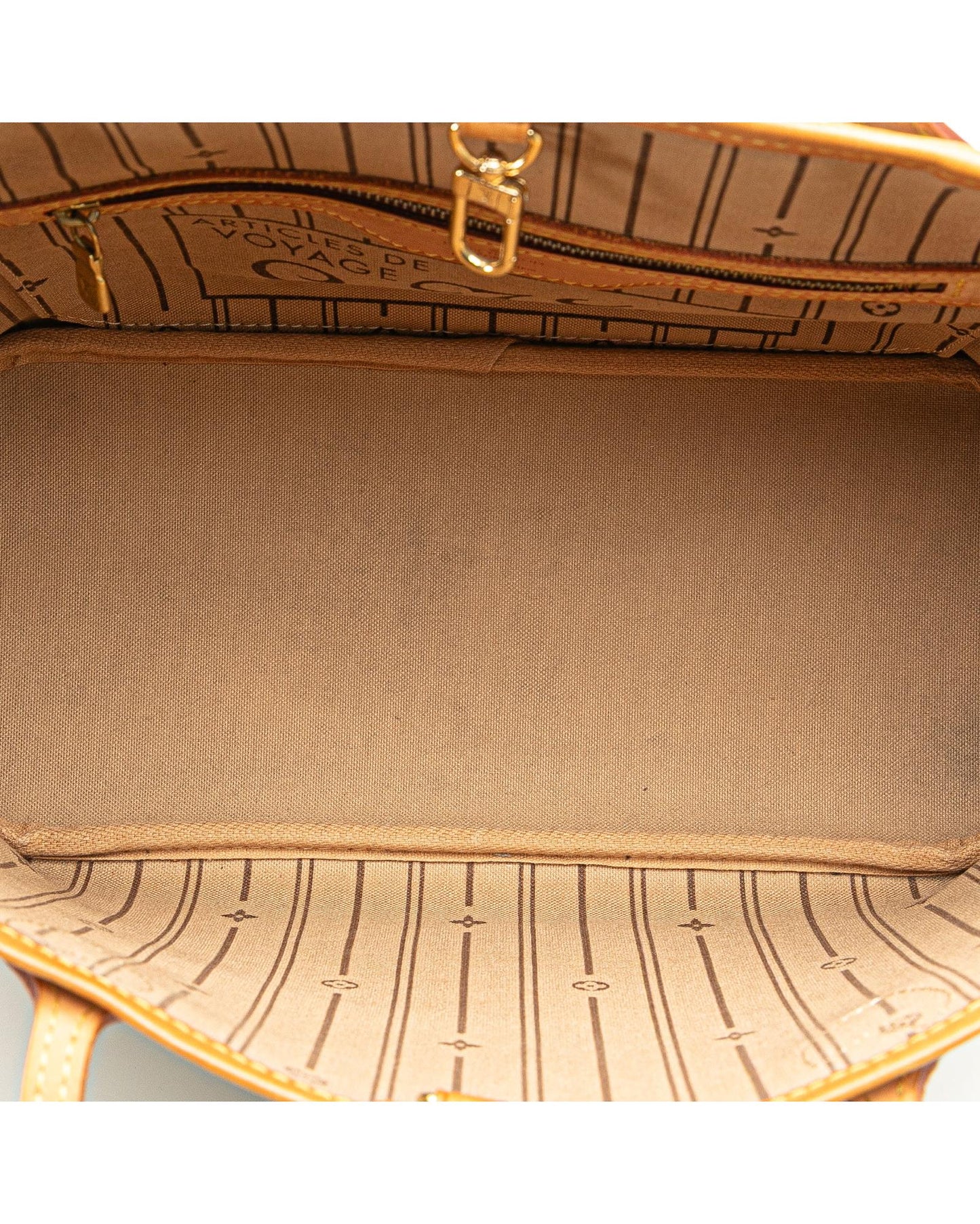 Monogram Canvas Tote with Vachetta Leather Trim