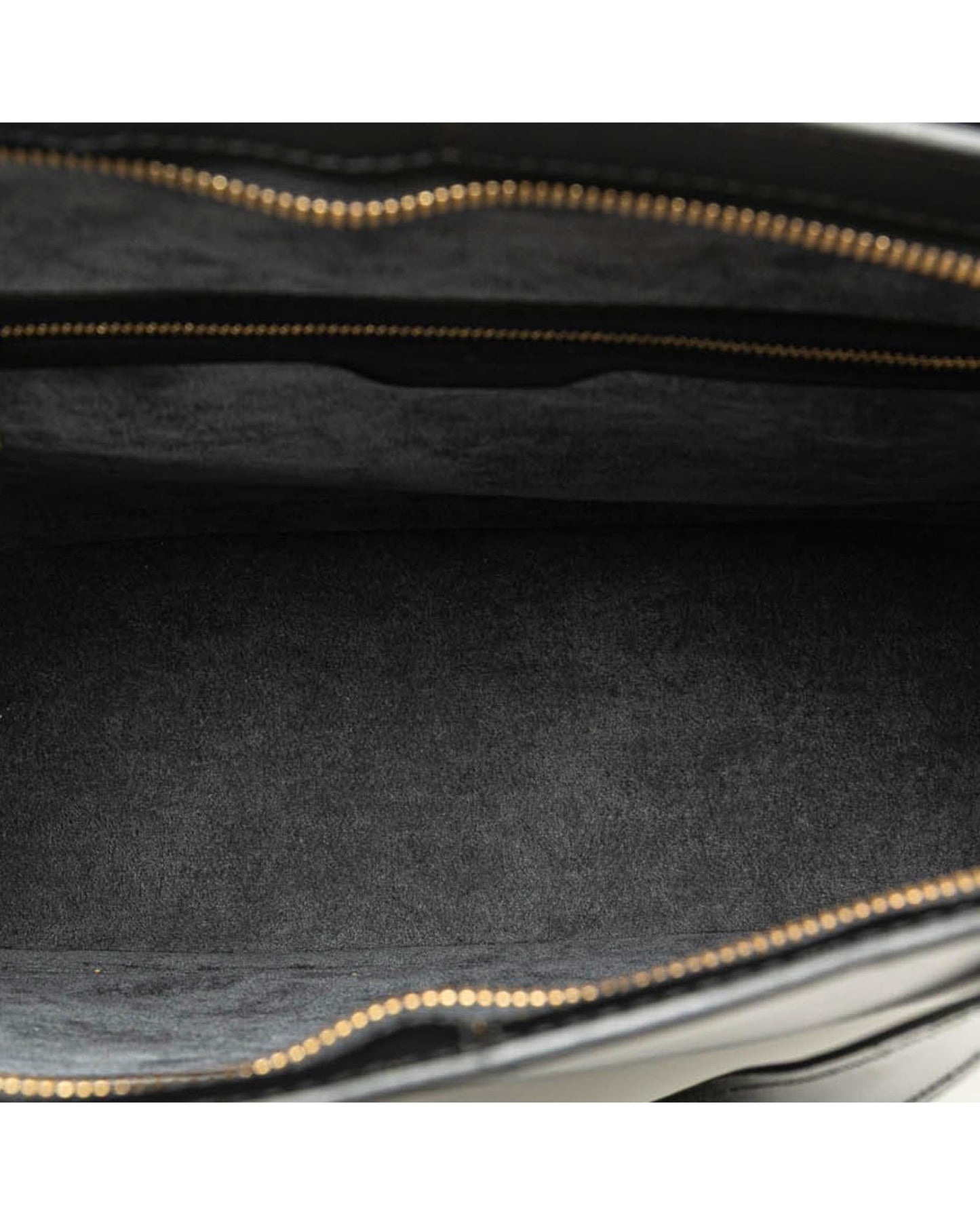 Epi Leather Tote with Top Zip and Interior Pocket