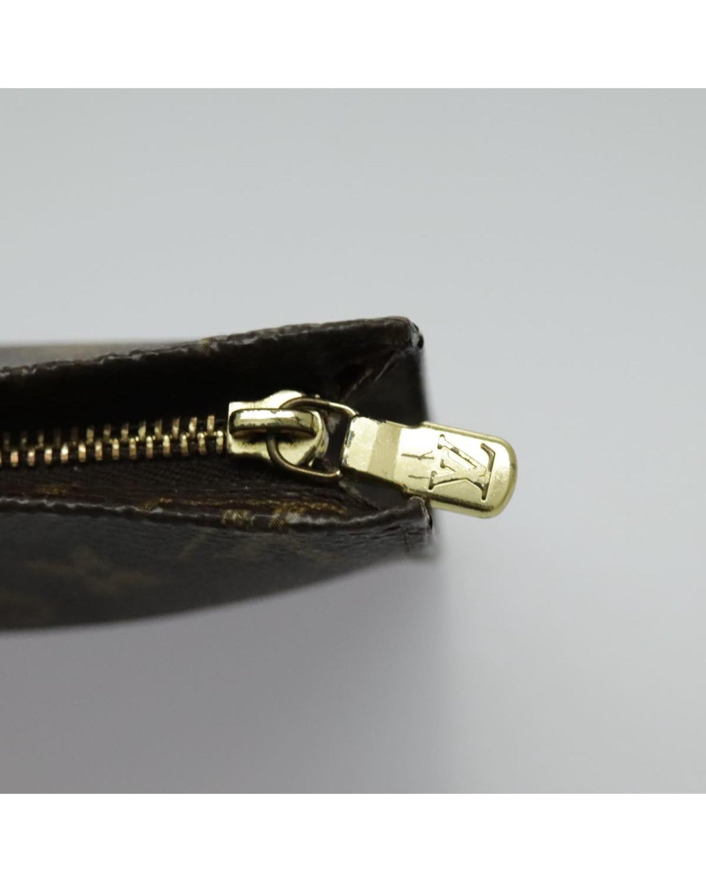 Monogram Canvas Zip Wristlet