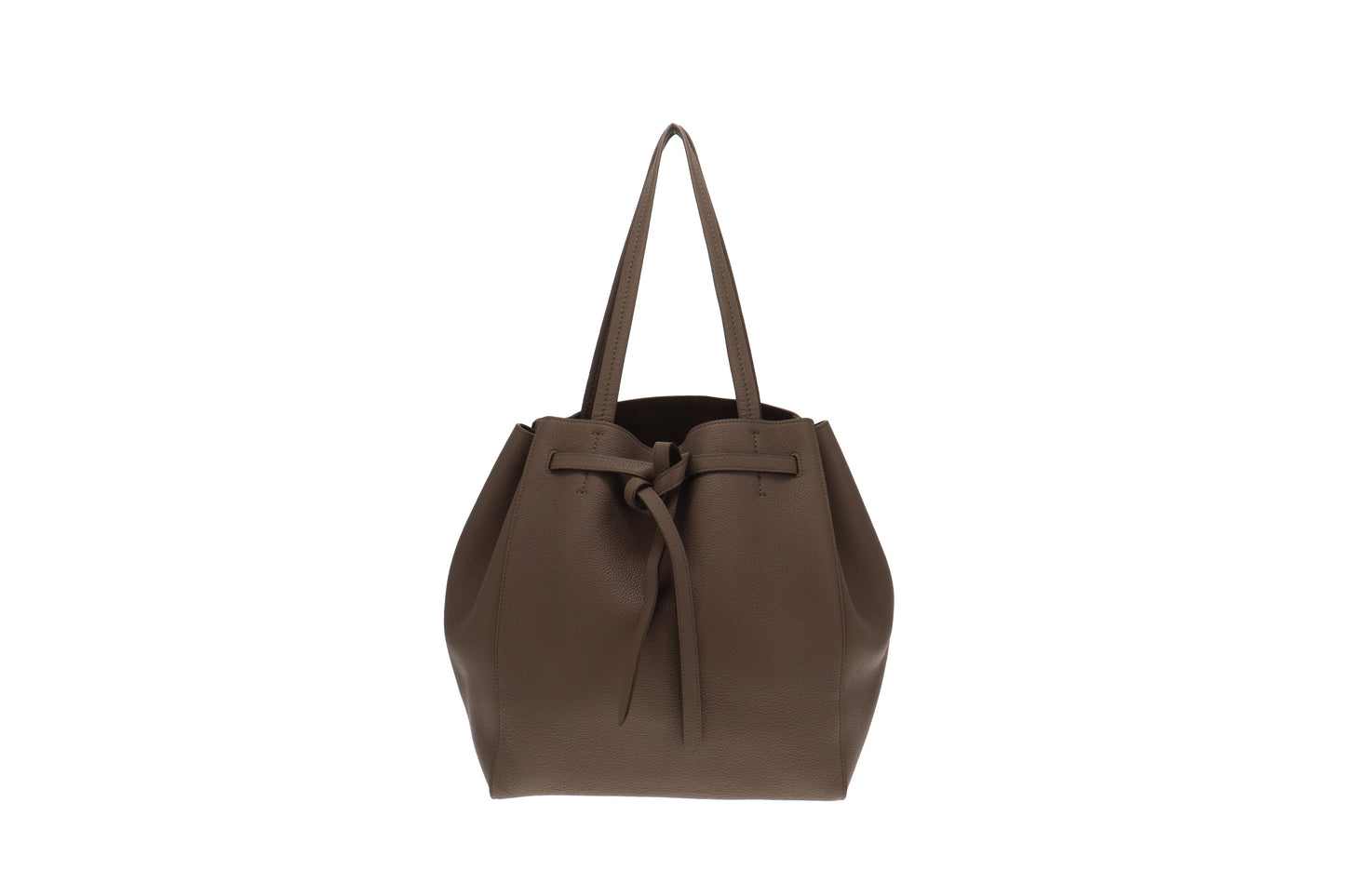 Celine Taupe Soft Graied Calfskin Small Cabas Phantom