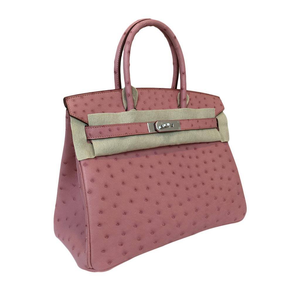 HermÃƒÆ’Ã‚Â¨s Birkin 30 Ostrich Terre Cuite Bag