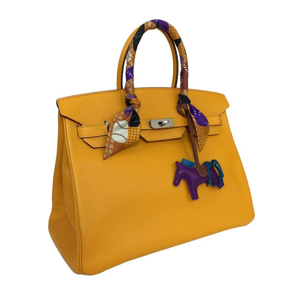 HermÃƒÆ’Ã‚Â¨s Birkin Bag 35 Jaune Candy Collection