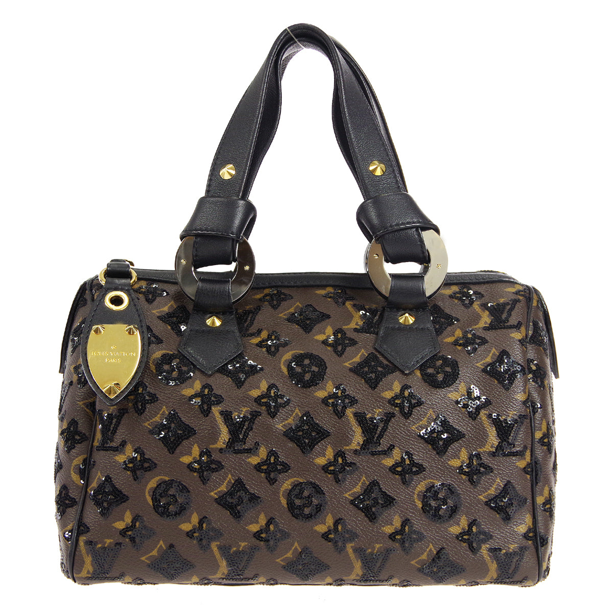LOUIS VUITTON 2009 SPEEDY 30 MONOGRAM ECLIPSE M40243