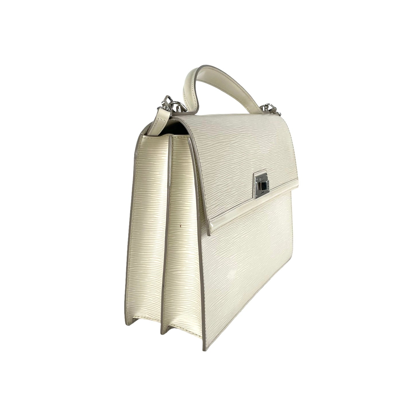 Louis Vuitton Epi Top Handle Bag Cream