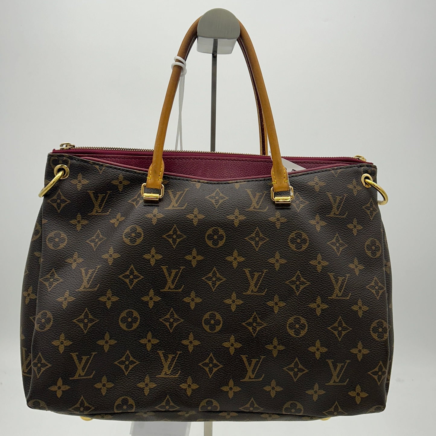 Louis Vuitton Pallas Brown Canvas Handbag LA27223