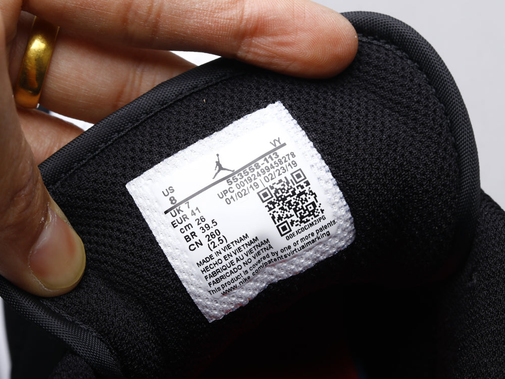 GLM - AJ1 black and green toes