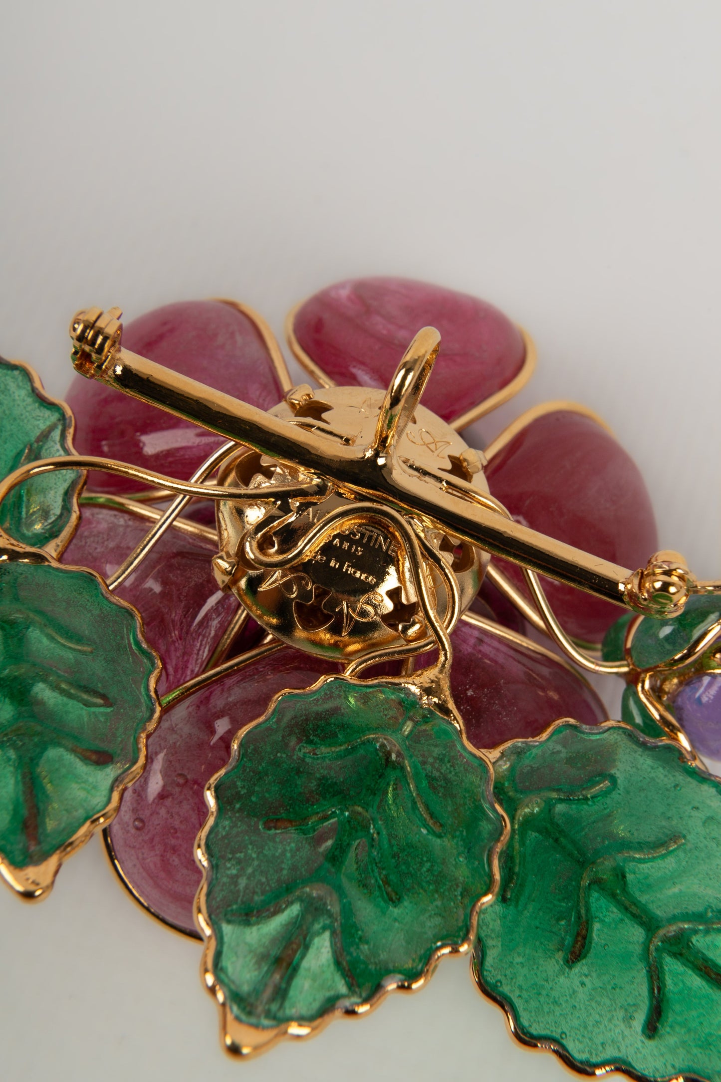 Broche / Pendentif en pÃƒÆ’Ã‚Â¢te de verre Augustine