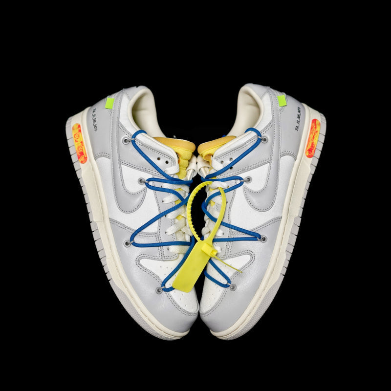 GLM - OW x Dunk (NO.10) blue shoelace yellow buckle