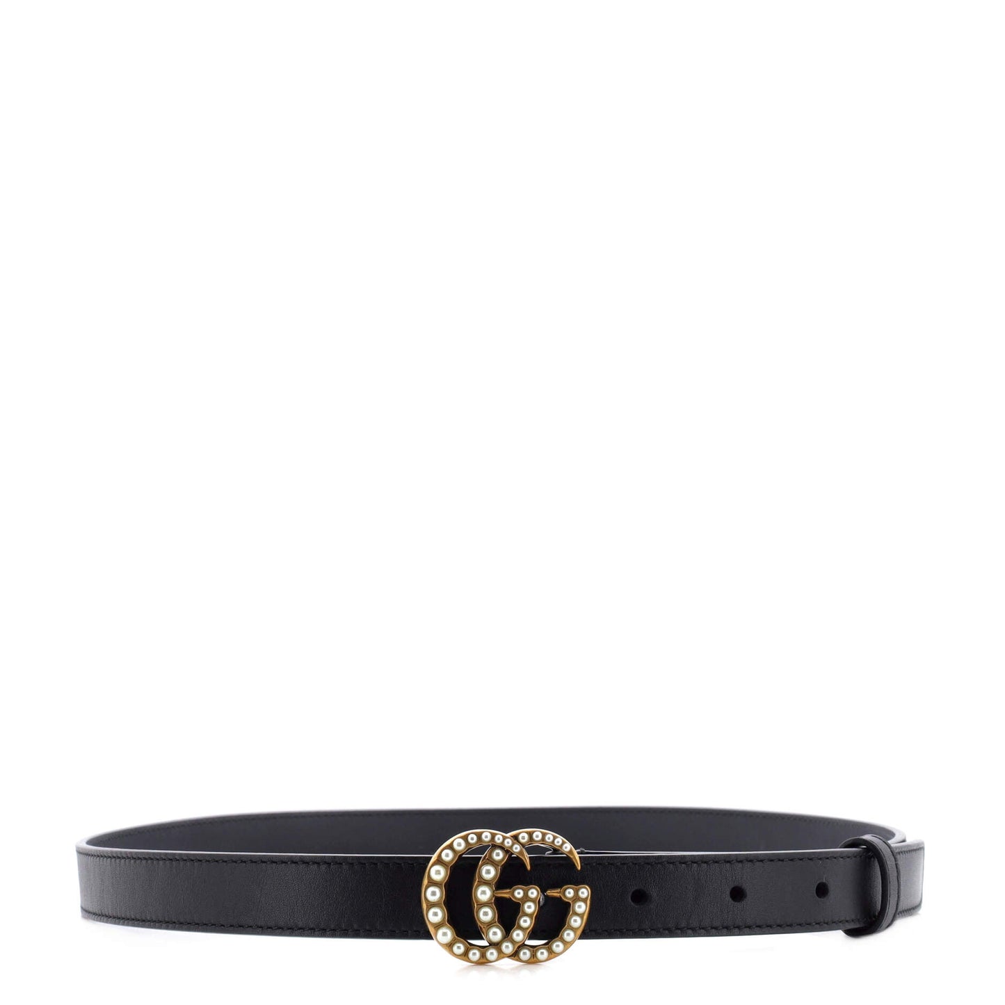 Pearly GG Marmont Belt Leather Thin 85