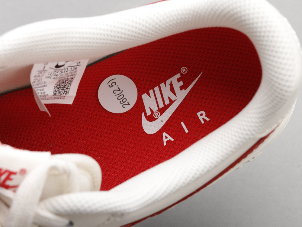 GLM - AF1 retro white red low top