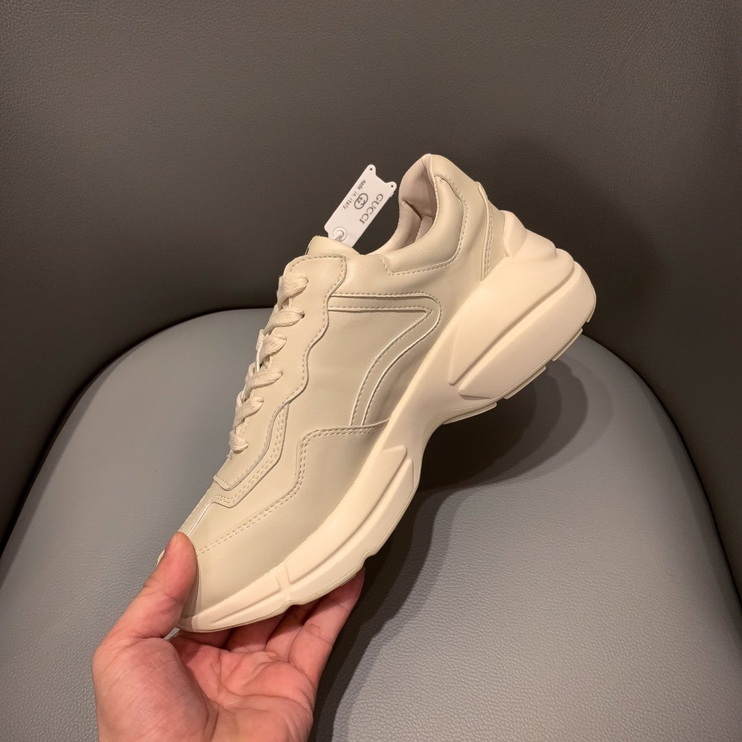 GLM-GCI  RHYTON VINTAGE TRAINER CAT  WHITE SNEAKER 142