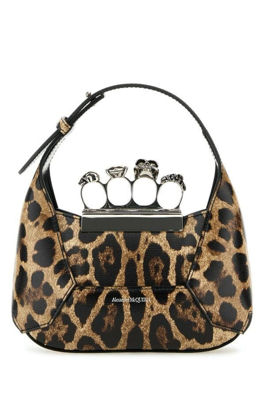 Alexander Mcqueen Woman Jewelled Hobo Mini