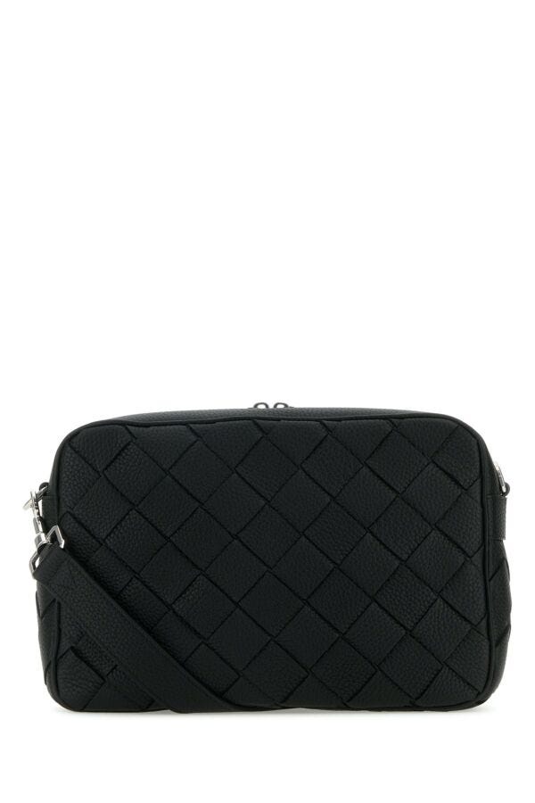 Bottega Veneta Man Grain Leather Camera Case Large