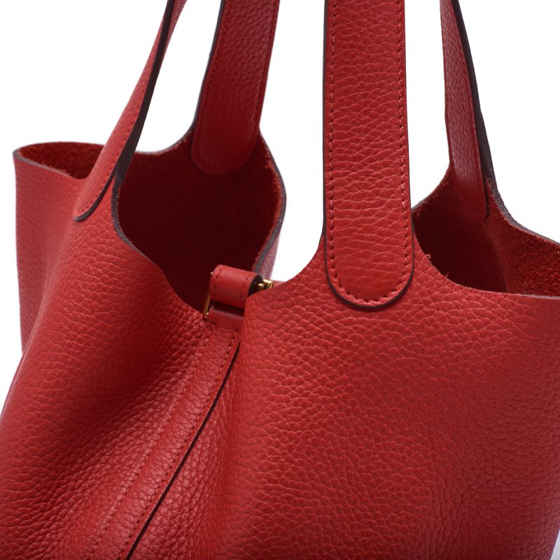 HERMES ERMES Picotin Lock MM Handbag al Clemence Rouge  Handbag  Handbag Ladies Handbags Hybrid ÃƒÂ£Ã¢â€šÂ¬Ã‚ÂFrenchÃƒÂ£Ã¢â€šÂ¬Ã¢â‚¬ËœÃƒÂ£Ã¢â€šÂ¬Ã‚Â DeliveryÃƒÂ£Ã¢â€šÂ¬Ã¢â‚¬Ëœ Ladies Handbags Ladies Online