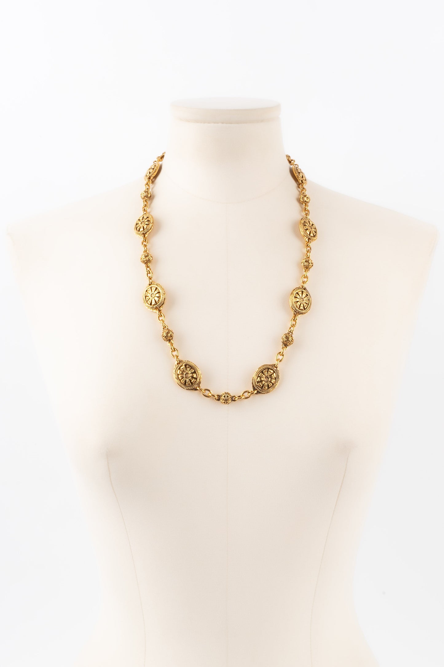 Collier dorÃƒÆ’Ã‚Â© Chanel 1980s