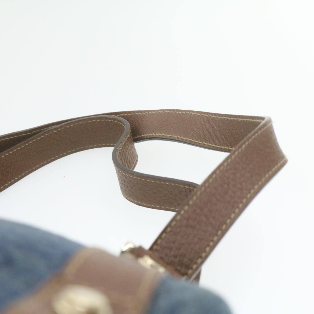 GUCCI Interlocking Boston Bag Canvas Blue 130736493492 21337