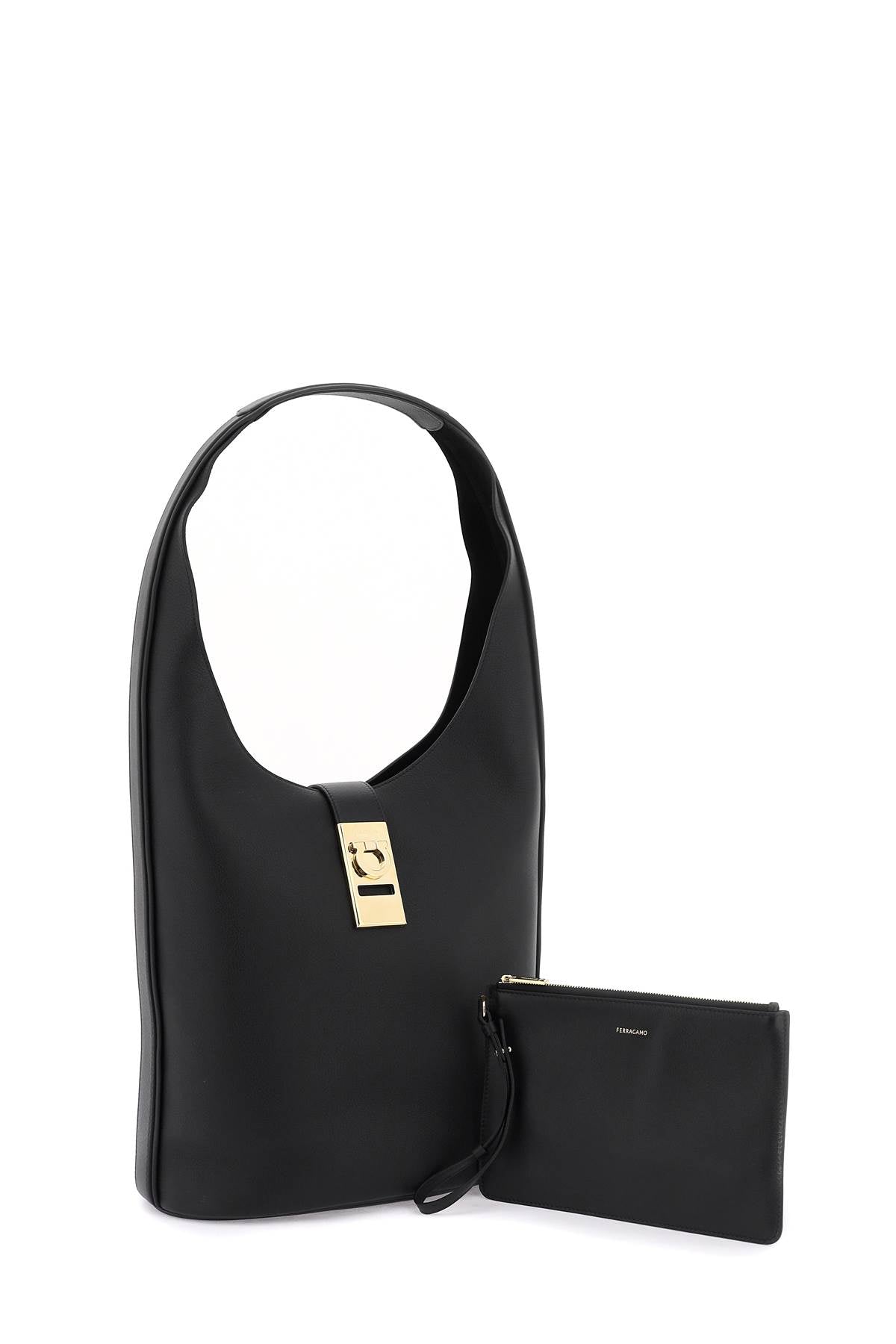Ferragamo Leather Hobo Bag Women