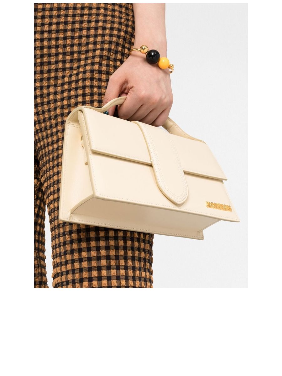 Leather Handbag With Detachable Strap
