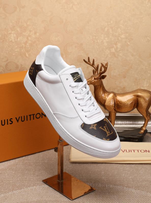 GLM - LUV GLMnogram Denim Brown and White Sneaker