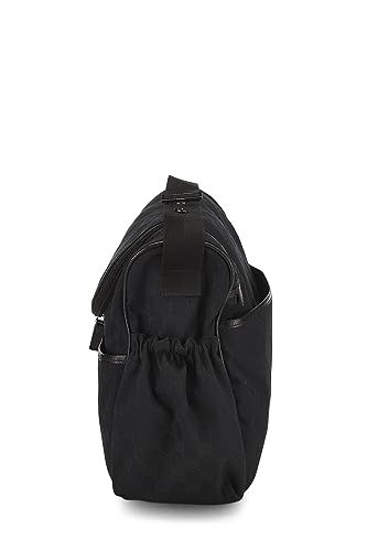 Gucci,  Black Original GG Canvas Diaper Bag, Black