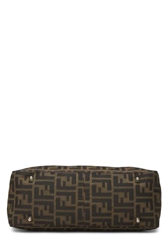 Fendi,  Brown Zucca Canvas Handbag Small, Brown