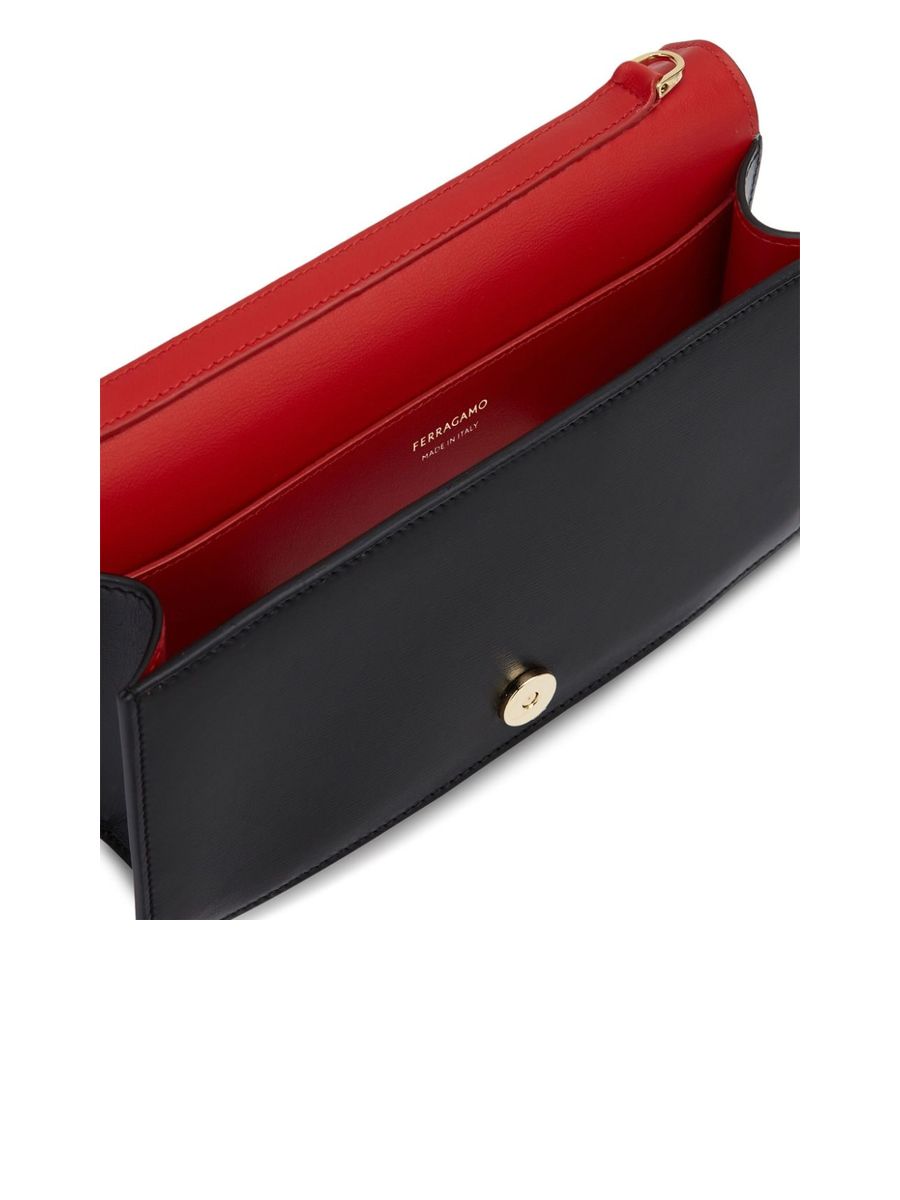 Gancini Plaque Clutch Bag