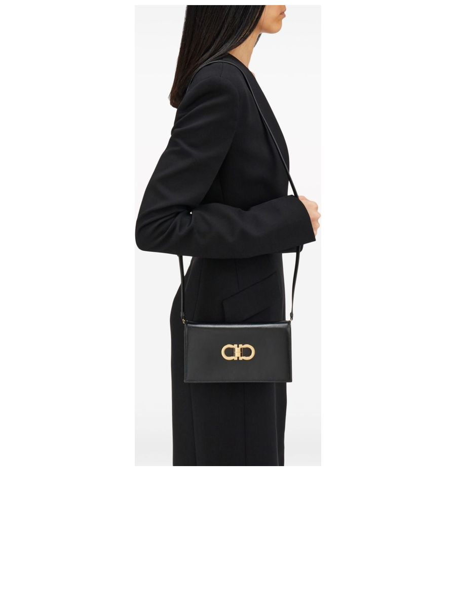 Gancini Plaque Clutch Bag