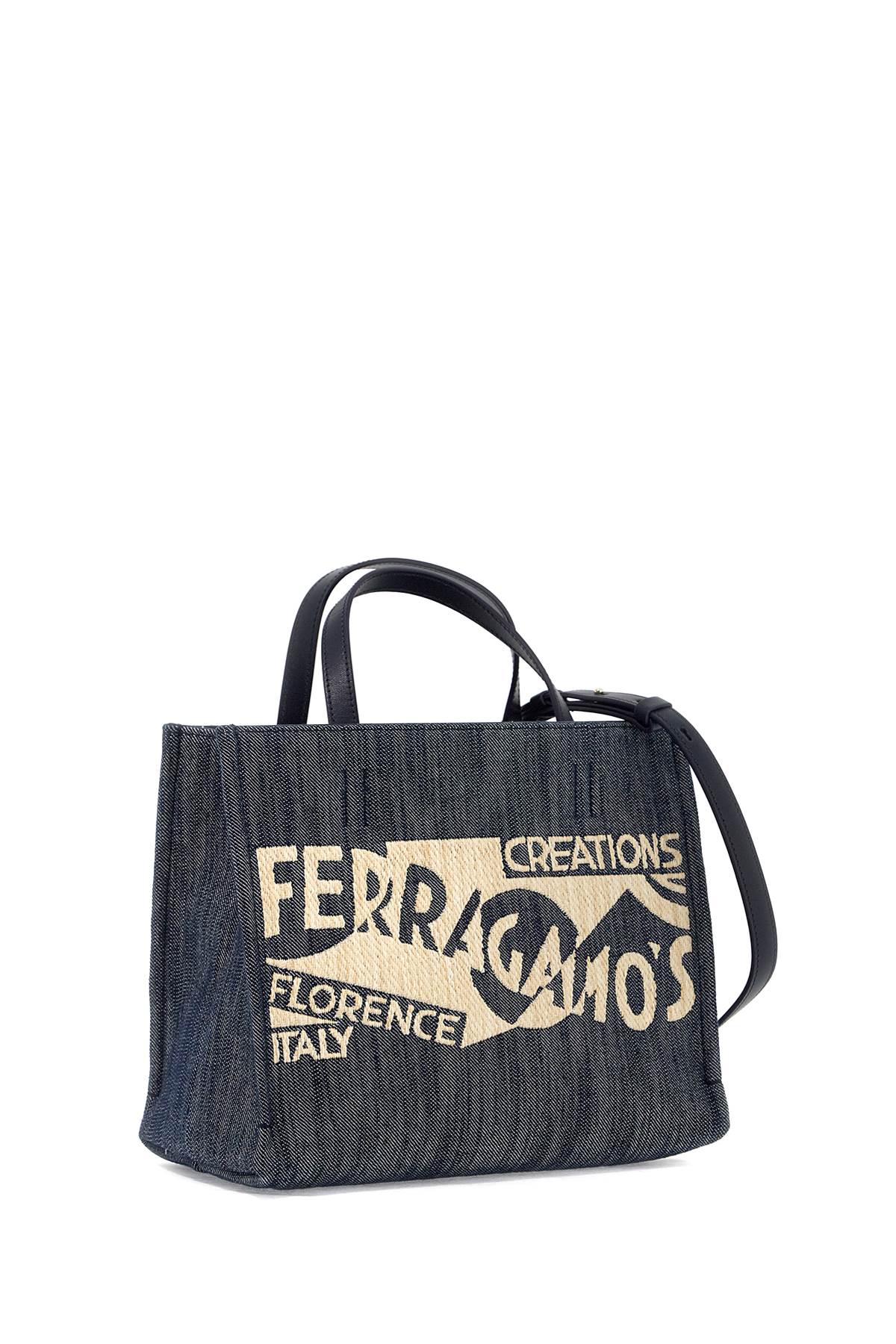 Ferragamo Logo Printed Small Tote Bag Women