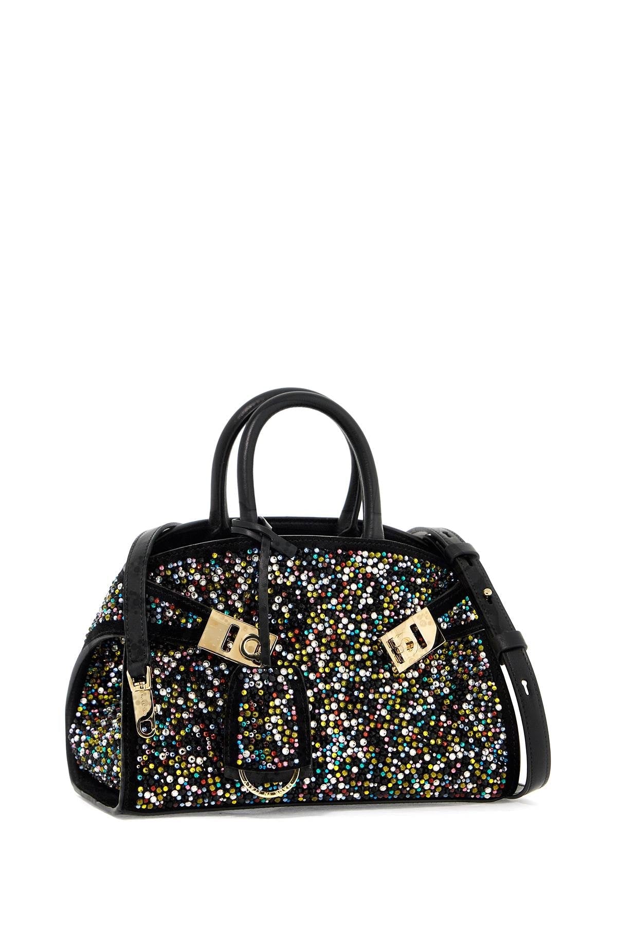 Ferragamo Hug Handbag With Crystals (S) Women