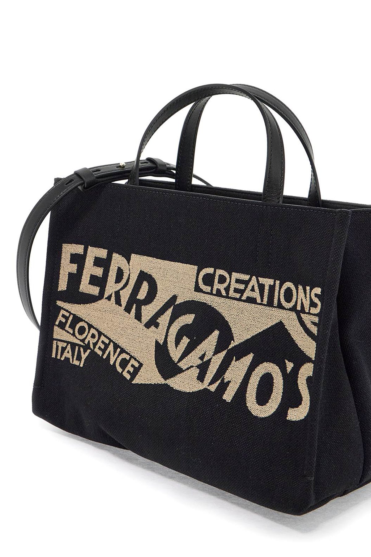 Ferragamo Logo Printed Small Tote Bag Women
