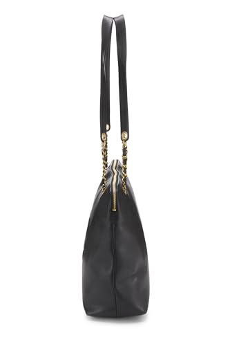 Chanel,  Black Caviar 'CC' Tote Large, Black