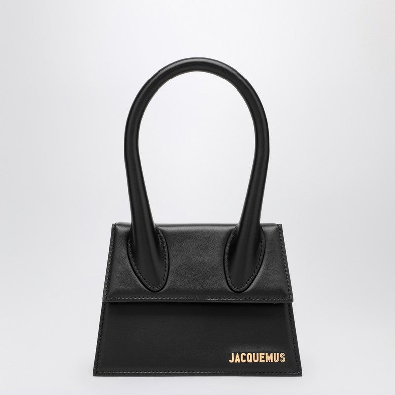 Jacquemus Le Chiquito Moyen Black Leather Bag Women