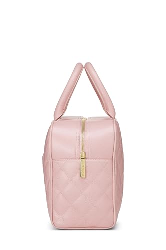 Chanel,  Pink Quilted Caviar Bowler, Pink