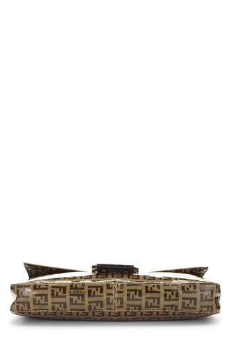 Fendi,  Brown Zucchino Vinyl Baguette, Brown