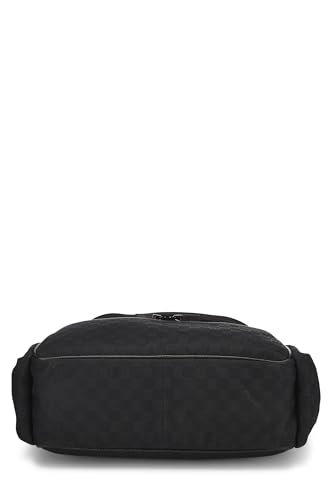 Gucci,  Black Original GG Canvas Diaper Bag, Black