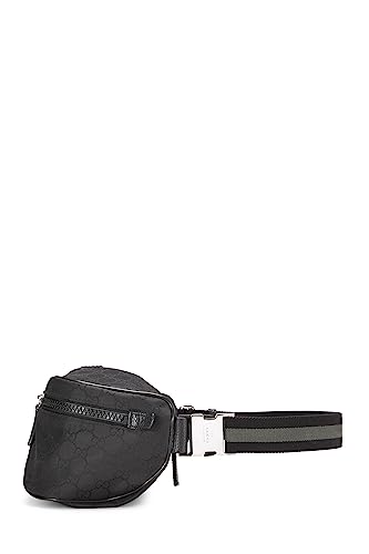 Gucci,  Black Original GG Nylon Waist Pouch, Black